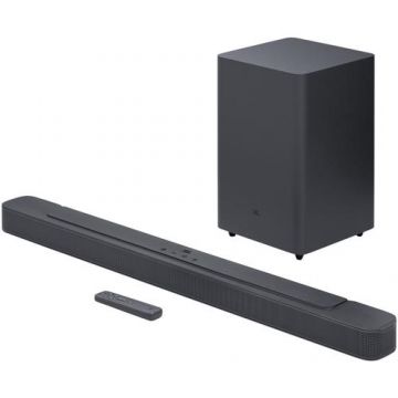 Soundbar JBL BAR 2.1 Deep Bass (MK2), 2.1, 300W, Dolby Digital, Bluetooth, Wireless Subwoofer, Negru