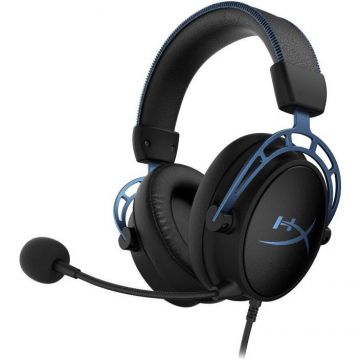 Casti Gaming Cloud Alpha S Black Blue