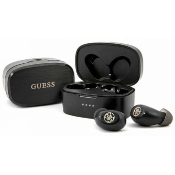 CG MOBILE Casti Wireless In-Ear Bluetooth Stereo TWS Cu Microfon Guess GUTWSJL4GBK - Negru