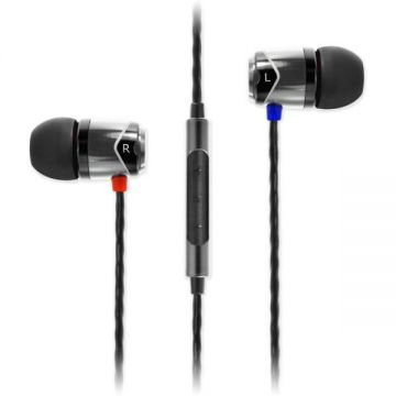 SOUNDMAGIC Headset SoundMAGIC E10C In-Ear, argintiu-negru