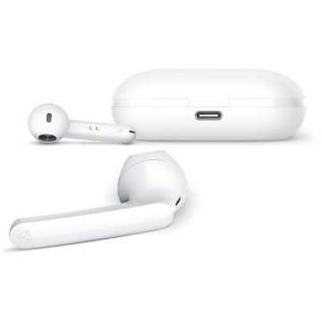 Yenkee Căști wireless Yenkee YHP 01BT WE Gemini TWS Earpods, alb