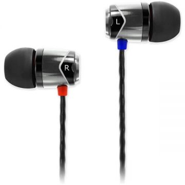 SOUNDMAGIC Casti SoundMAGIC E10 In-Ear, argintiu-negru