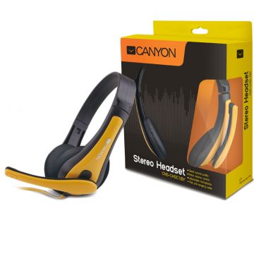 Casti Canyon On-Ear, CNS-CHSC1BY Black-Yellow