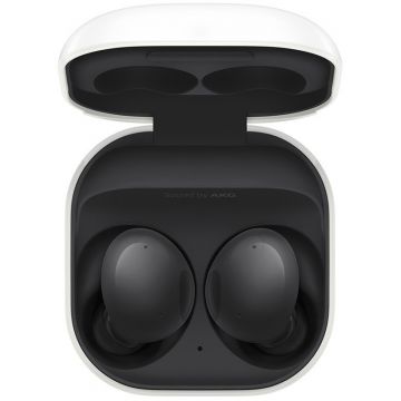 Casti Samsung Galaxy Buds 2, Active Noise Cancellation, sistem cu 3 microfoane, Black, Premium Sound by AKG Harman