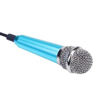 Microfon Profesional BM100 Techstar®, Inregistrare Vocala Si Karaoke, 3.5mm, Albastru Microfon Profesional BM100 Techstar®, Inregistrare Vocala Si Karaoke, 3.5mm, Albastru