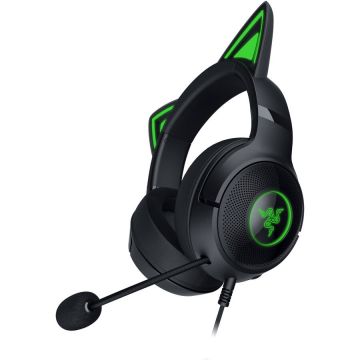 Razer Casti Gaming Razer Kraken Kitty V2, 7.1 surround, multiplatforma, Black Edition