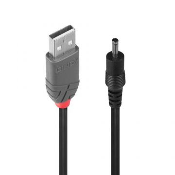 Cablu Lindy LY-70266, 1.5m, USB 2.0 - Jack 3.5mm