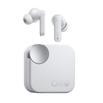 Casti True Wireless CMF Buds by Nothing, Bluetooth 5.3, ANC, Google Fast Pair, Control Tactil, IP54, Ultra Bass Technology 2.0 (Gri deschis)