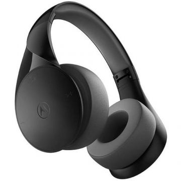 Casti Stereo Wireless Motorola Moto XT500, Over-ear, Bluetooth, Microfon, Autonomie 15 ore (Negru)