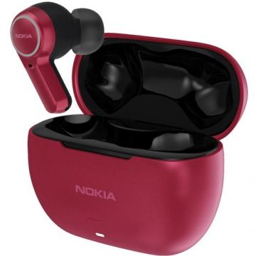 Casti True Wireless In-ear Nokia TWS-842W, Bluetooth, ANC, Clear Voice Capture, Google Fast Pair, IPX4 (Roz)