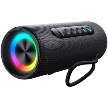 Boxa Portabila Bluetooth Baseus AeQur V020 A20067900117-00, 2 x 7.5W, TWS, RGB, Waterproof (Negru)