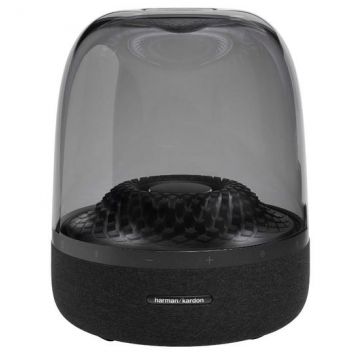 Boxa Portabila Harman Kardon Aura Studio 4, 2 x 15W + 100W Subwoofer, Bluetooth, Lumina Ambientala Efect Diamant (Negru)