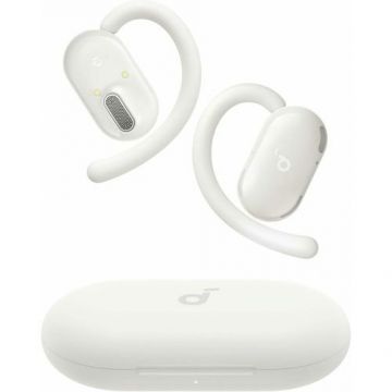 Casti alergare True Wireless Open-Ear Anker Soundcore V20i, Autonomie 36 ore, IP55, Bluetooth 5.4 (Alb)