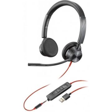 Casti Blackwire 3325 USB-A Negru