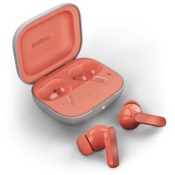 Casti Bluetooth Moto Buds Guitar Wireless In-Ear Dolby Atmos Coral Peach