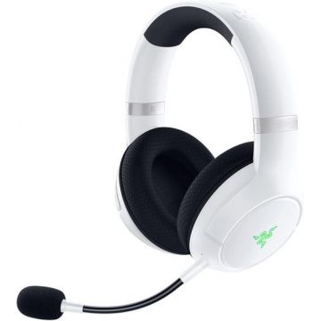 Casti Gaming Wireless Razer Kaira Pro Xbox, Bluetooth, Pernute din spuma cu memorie, Microfon (Alb)