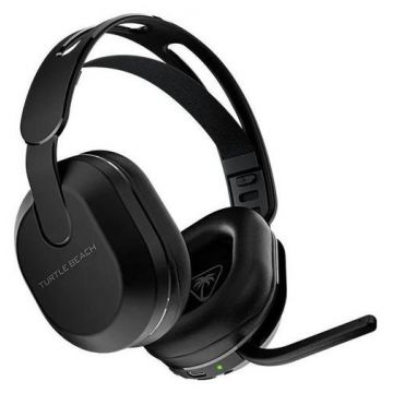 Casti Gaming Wireless Turtle Beach Stealth 500 PC, Bluetooth Low-Latency, Autonomie 40 ore, Microfon, Compatibil PS5/PS4, Nintendo Switch (Negru)