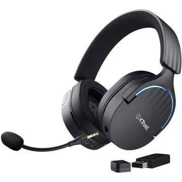 Casti GXT 491 Fayzo Wired & Wireless Gaming USB Type-C Bluetooth Negru