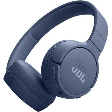 Casti Stereo Wireless JBL Tune 670NC, Bluetooth 5.3, Over-ear, ANC, Conexiune Multi-Point (Albastru)