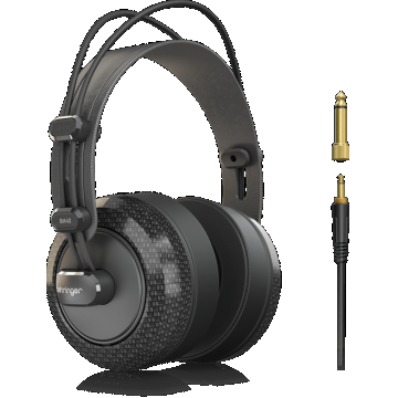 Casti Studio Behringer BH40, Jack 3.5mm/6.3mm, Cablu 2.5m, Difuzor 40mm (Negru)