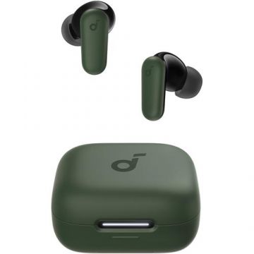 Casti True Wireless Anker Soundcore P30i, Wireless, Bluetooth 5.4, Smart ANC, 2-in-1 carcasa si stand, IP54, Verde