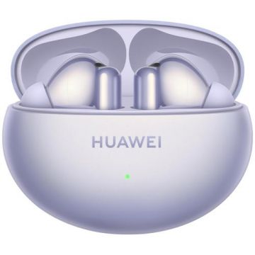 Casti True Wireless In-Ear Huawei FreeBuds 6i, Bluetooth, Hybrid ANC, Microfon, IP54, Multi connect (Violet)