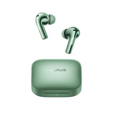 Casti True Wireless OnePlus Buds 3, Bluetooth 5.3, ANC, Control tactil, Google Fast Pair, Waterproof IP55 (Verde)