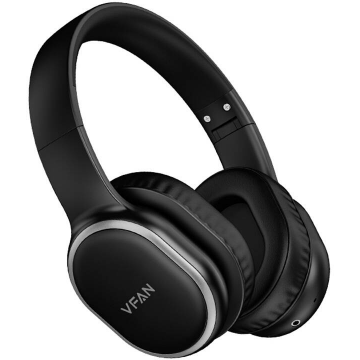 Casti VFAN BE02 Wireless   Type C 40mm  Bluetooth 5.1 Negru