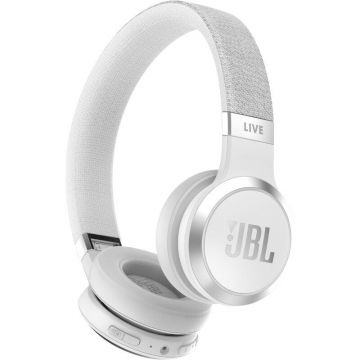 JBL Casti JBL Live 460NC White, Bluetooth