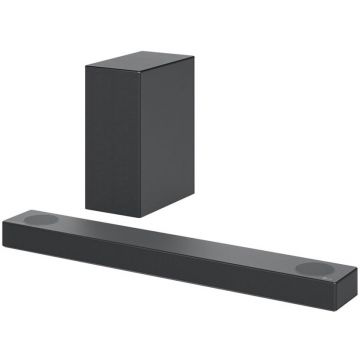 LG Soundbar LG S75Q, 3.1.2, 380W, Dolby Atmos, Subwoofer Wireless, Negru