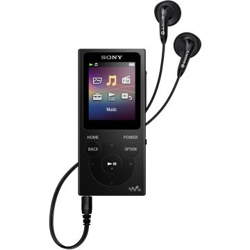 Sony MP4 player SONY Walkman NW-E394LB, 8GB, Casti incluse, Negru