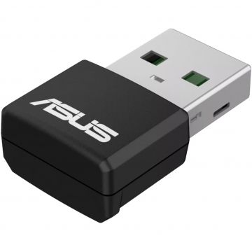 Adaptor USB 2.0 Nano ASUS, AX1800 Dual band 2.4GHz and 5GHz, WPA3, MU-MIMO