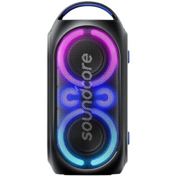 Boxa Portabila Rave Party 2 LED Negru