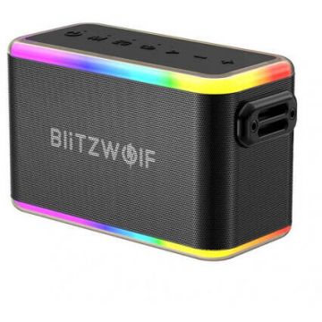 Boxa Portabila Wireless Bluetooth BW-WA6 RGB 80W Negru