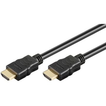 cablu hdmi cu ethernet tata - tata cu conectori auriti, 7.5m