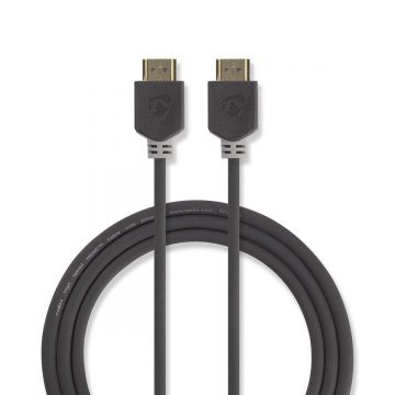 cablu hdmi de mare viteza cu ethernet 2m, nedis