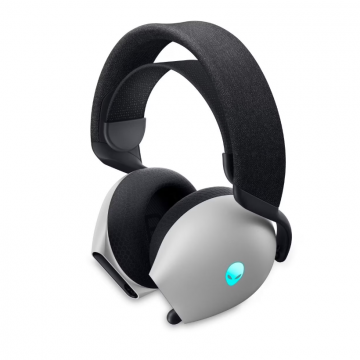 Casti Alienware Dual Mode Wireless Gaming Lunar Light