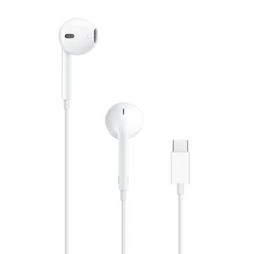 Casti Apple In-Ear cu fir, USB-C, MYQY3ZM/A, Alb