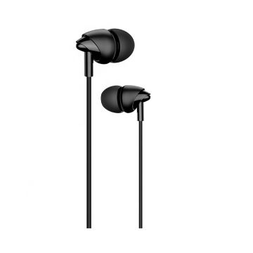 Casti In-Ear Jack 3.5mm, Usams, EP-39, 1.2m, HSEP3901, Negru