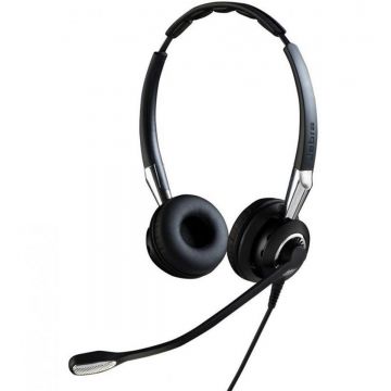 Casti Over-Ear, Jabra BIZ 2400 II, Call Center, Duo MS, UNC, Negru