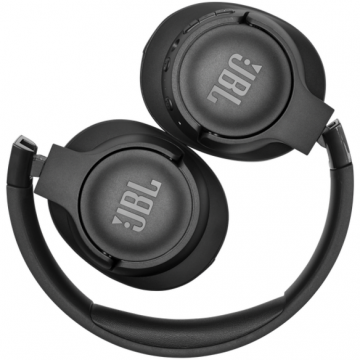 JBL Casti Bluetooth, JBL, T670NC, Cu anulare activa a zgomotului, Negru