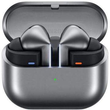 Samsung Casti True Wireless Samsung Galaxy Buds 3 Pro, Bluetooth, In-ear, ANC, 360 Audio, Auracast, IP57, Gri