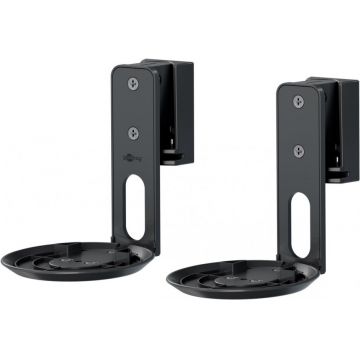 Set 2 buc suport perete pentru boxe Sonos Era 100 Negru, Goobay G71025