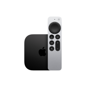 Apple Apple TV 4K Wi‑Fi + Ethernet, 128 GB, Negru/Argintiu