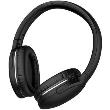 BASEUS Casti Bluetooth Wireless Noise Reduction, Baseus Encok D02 Pro (NGTD010301), Black