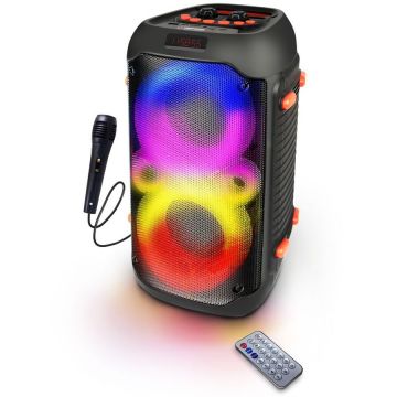 Boxa Portabila EP156 BT FM LED RGB Karaoke 20W Nergu