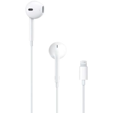 Casti Apple In-Ear, EarPods cu Lighting conector