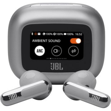 Casti JBL In-Ear, Live Flex 3 Silver