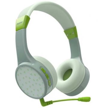 Casti Pentru Copii Teens Guard Bluetooth On-Ear Volume Limiter Verde