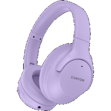 Casti Stereo Wireless CANYON OnRiff 10, Bluetooth 5.3, ANC, Hi-Fi, Autonomie 25 ore, Microfon (Mov)